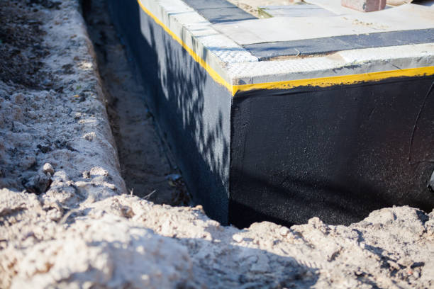 Professional Waterproofing technician working in Union, NJ